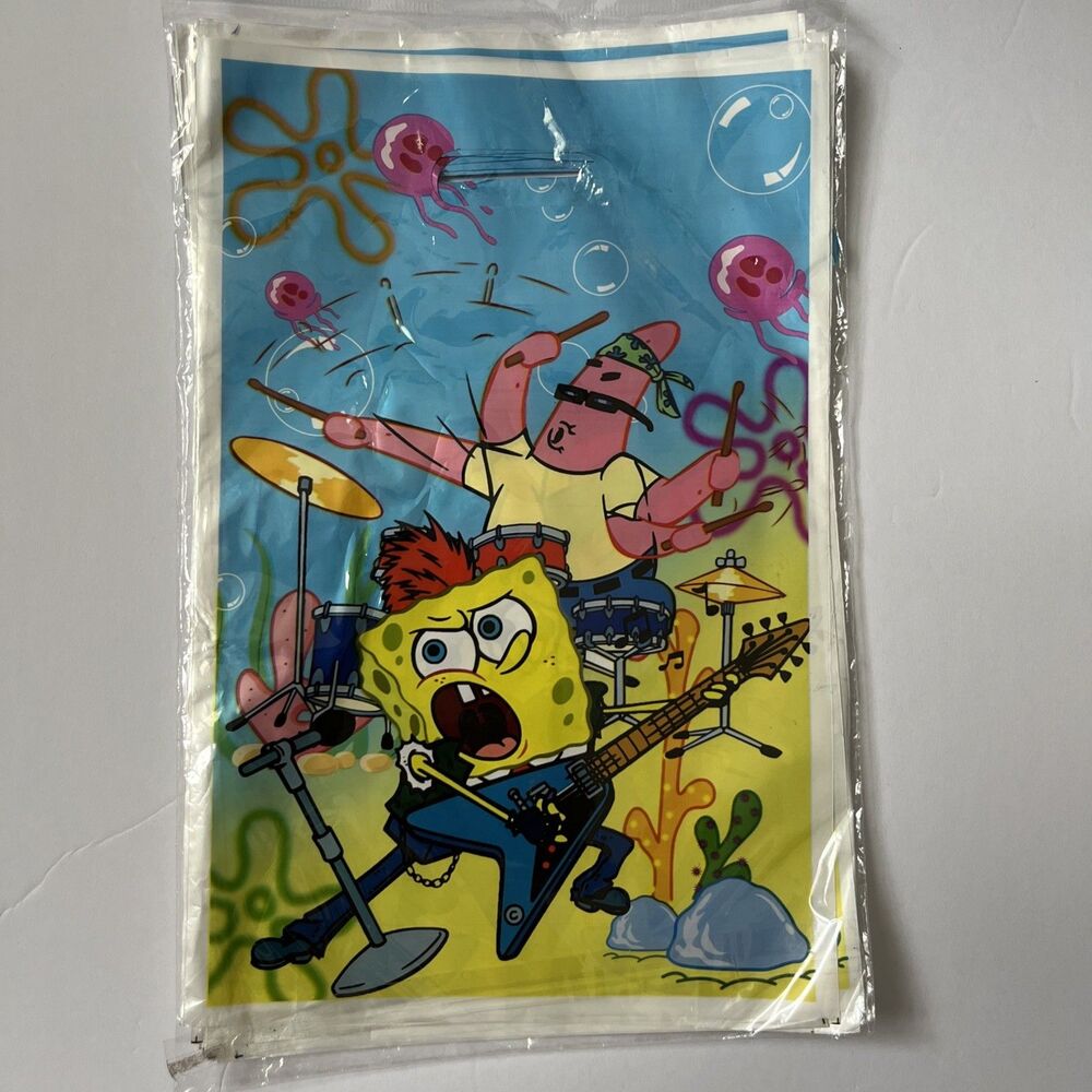 30!! Party Gift Bags SpongeBob SquarePants DesignWare New Sealed
